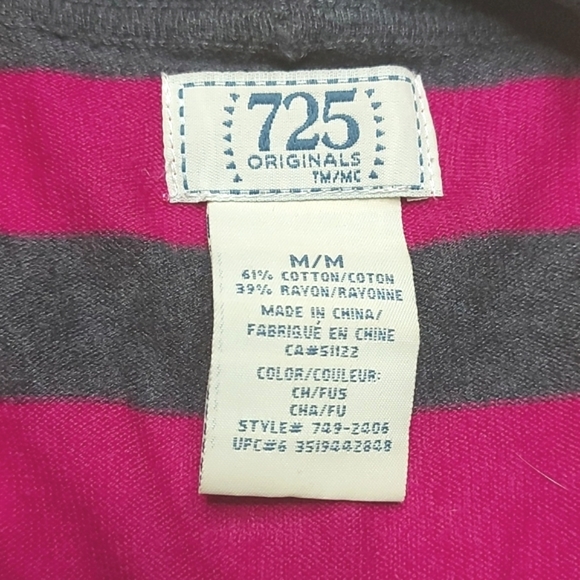 Striped Open Cardigan - Picture 3 of 5